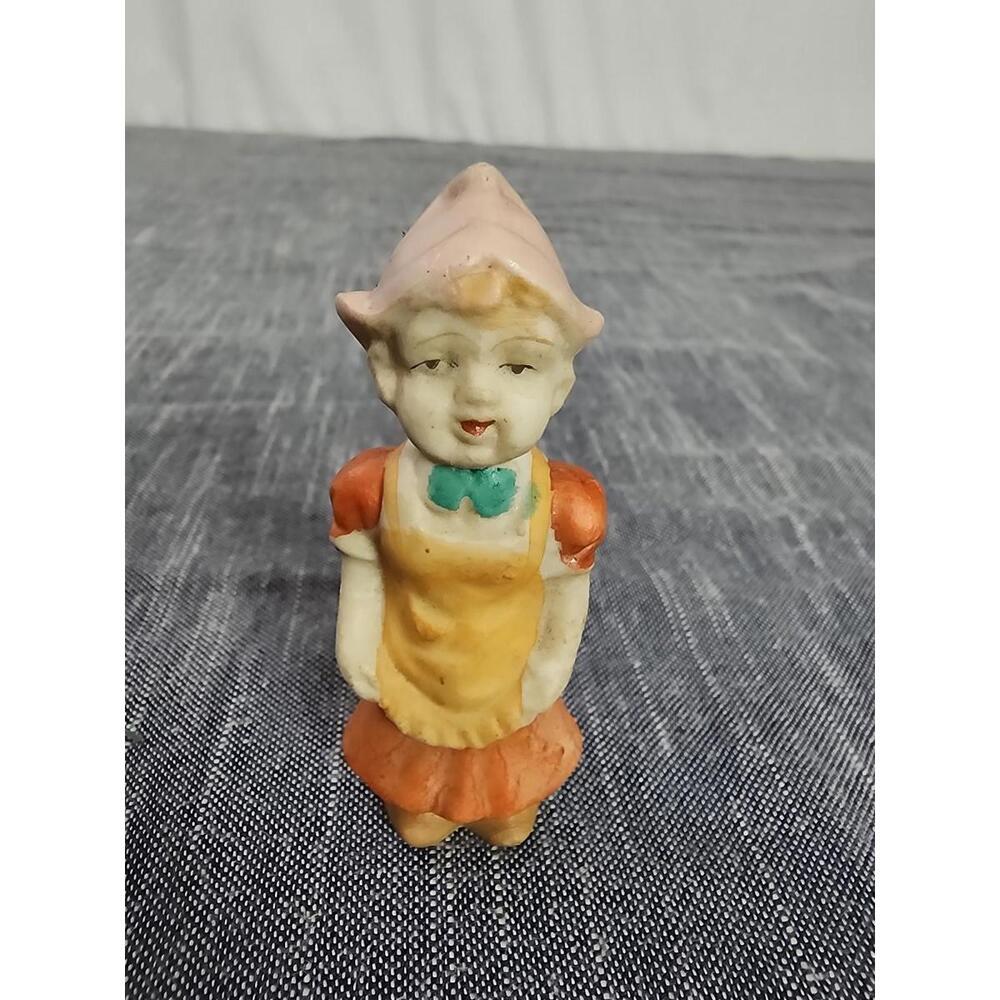 Bisque Girl Dutch Or Holland Made In Japan , 3 Inch